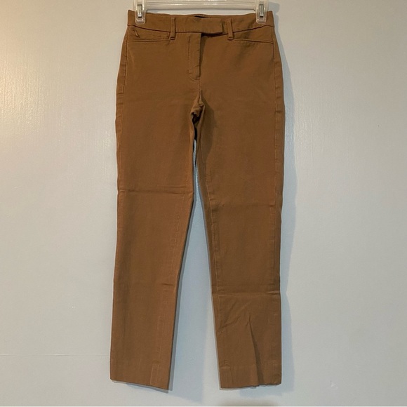 WHITE HOUSE BLACK MARKET Tan Work Pants Size 00 - Picture 1 of 11